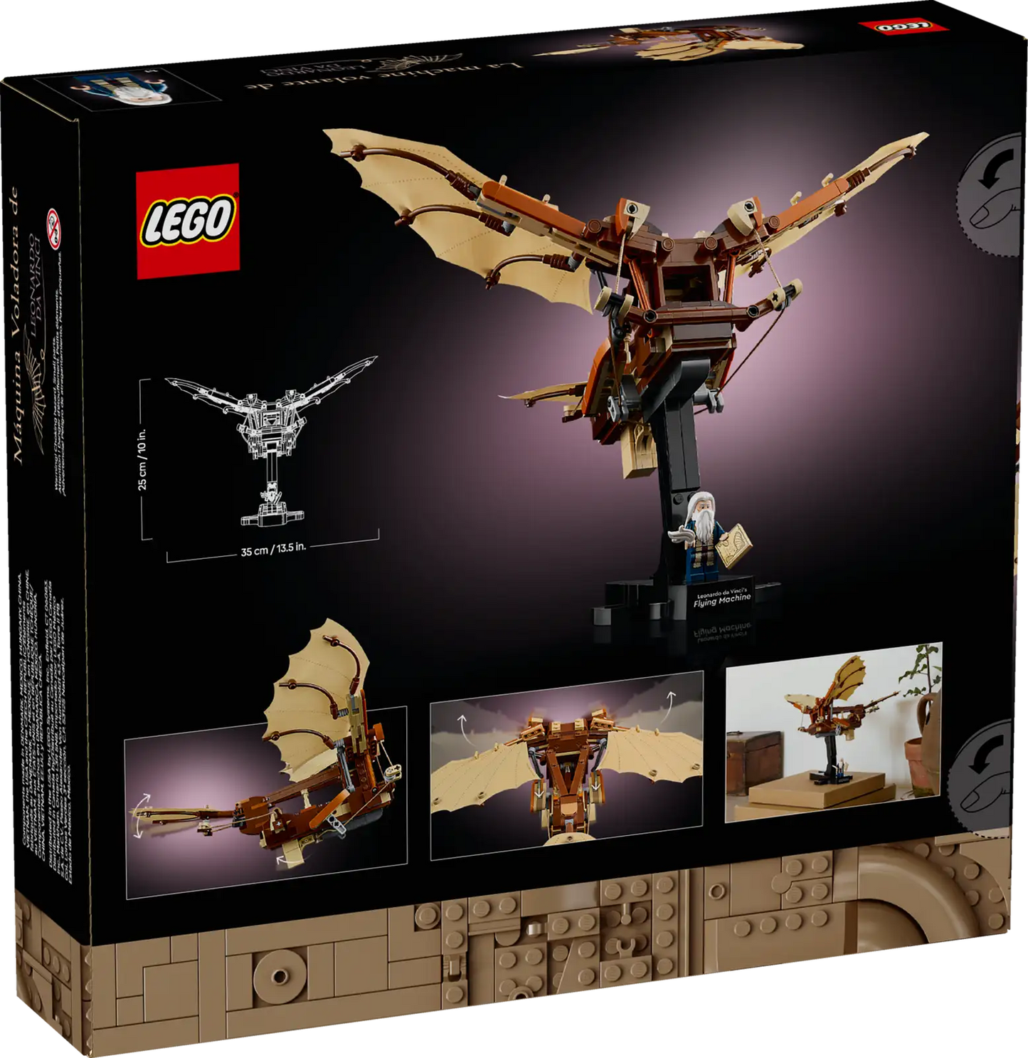 Máquina Voladora de Leonardo da Vinci LEGO® - 493 piezas
