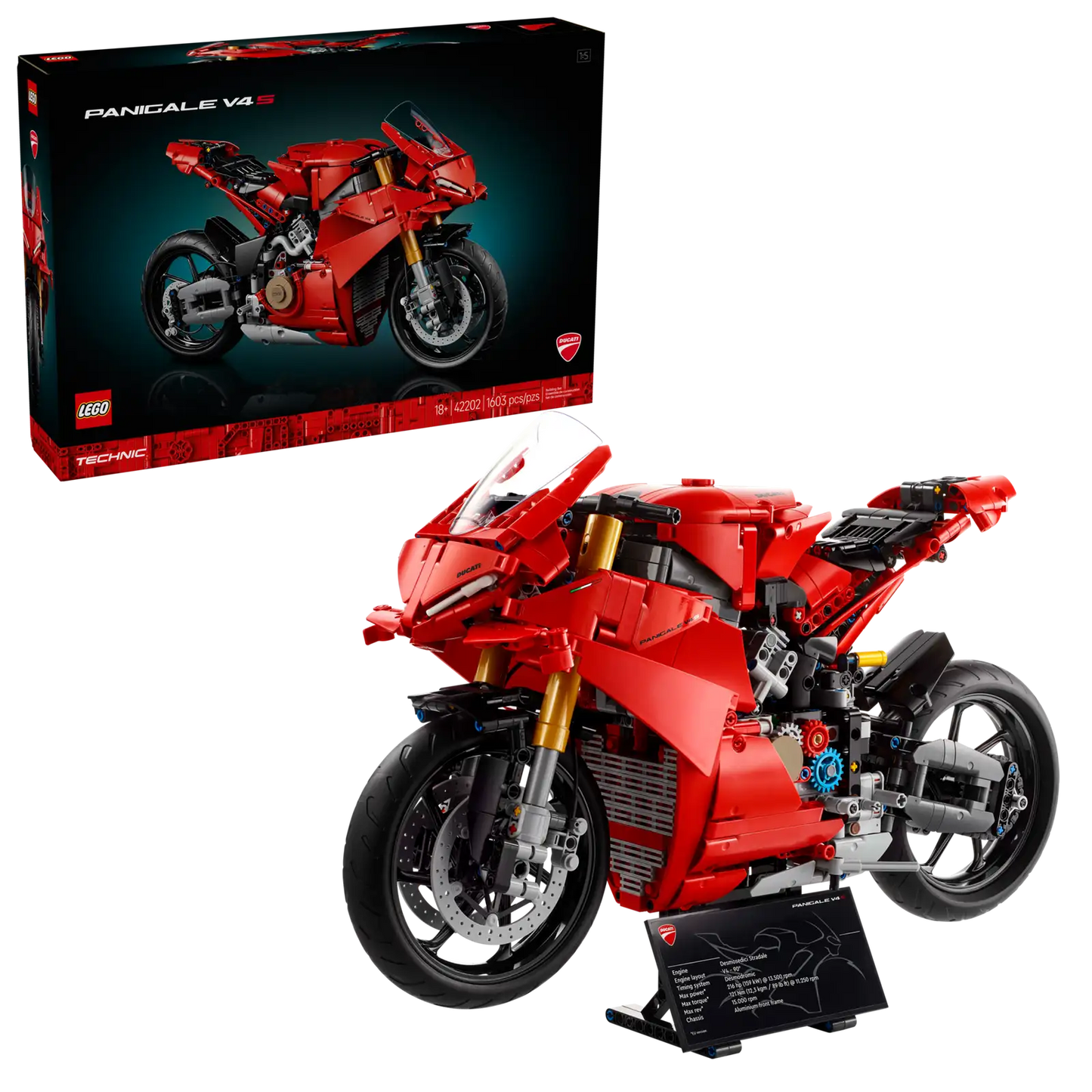 Moto Ducati Panigale V4 S LEGO® - 1606 piezas