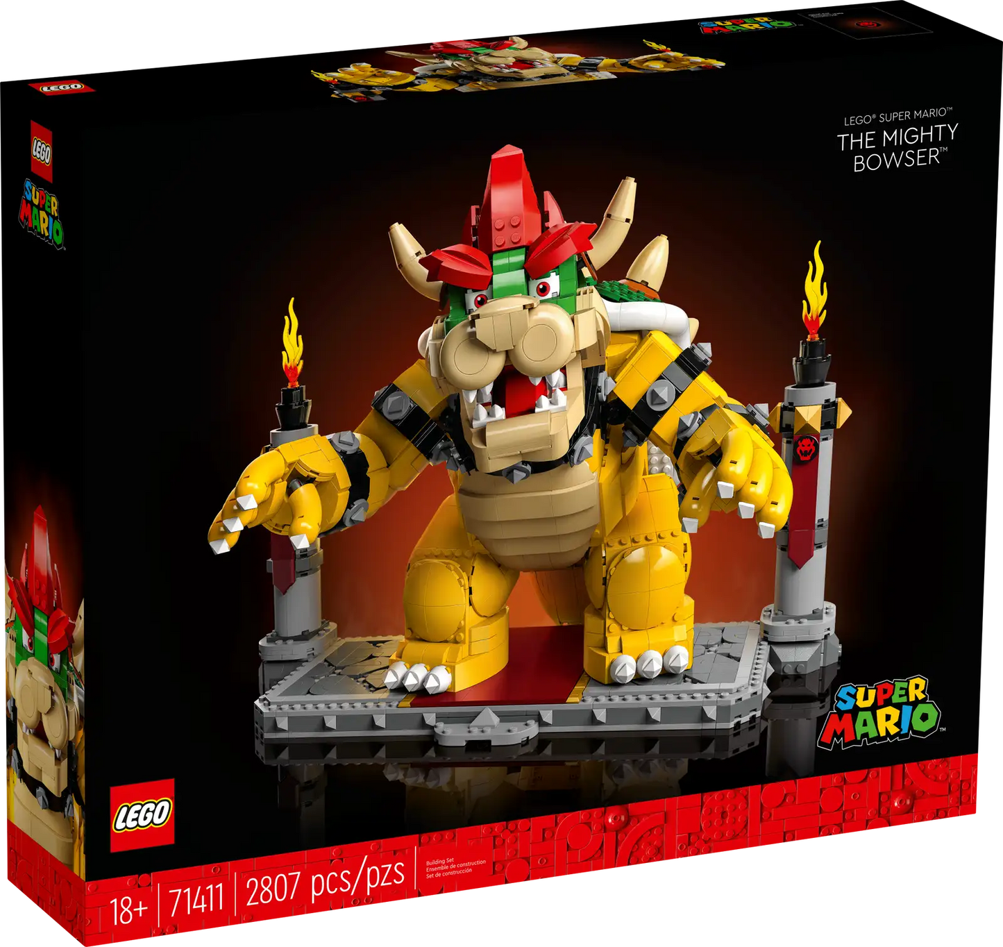 El Poderoso Bowser™ LEGO® - 2807 piezas