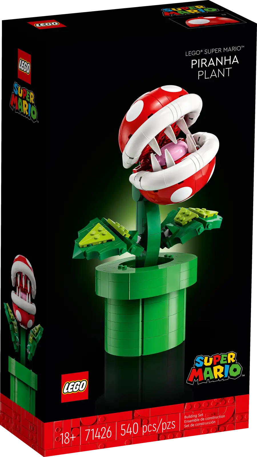 Planta Piraña LEGO® Super Mario™ - 540 piezas