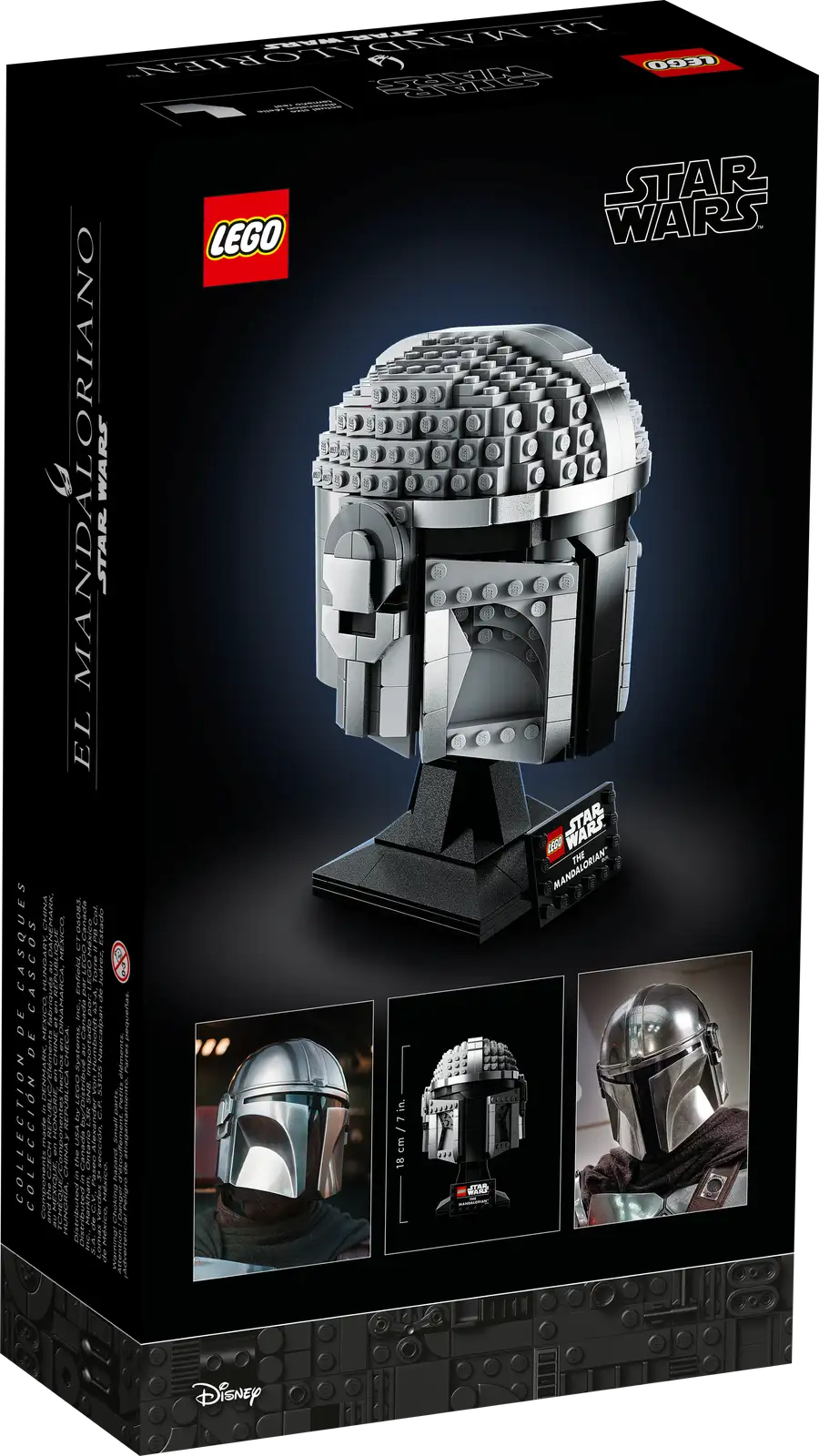 Casco del Mandaloriano LEGO® Star Wars™ - 584 piezas