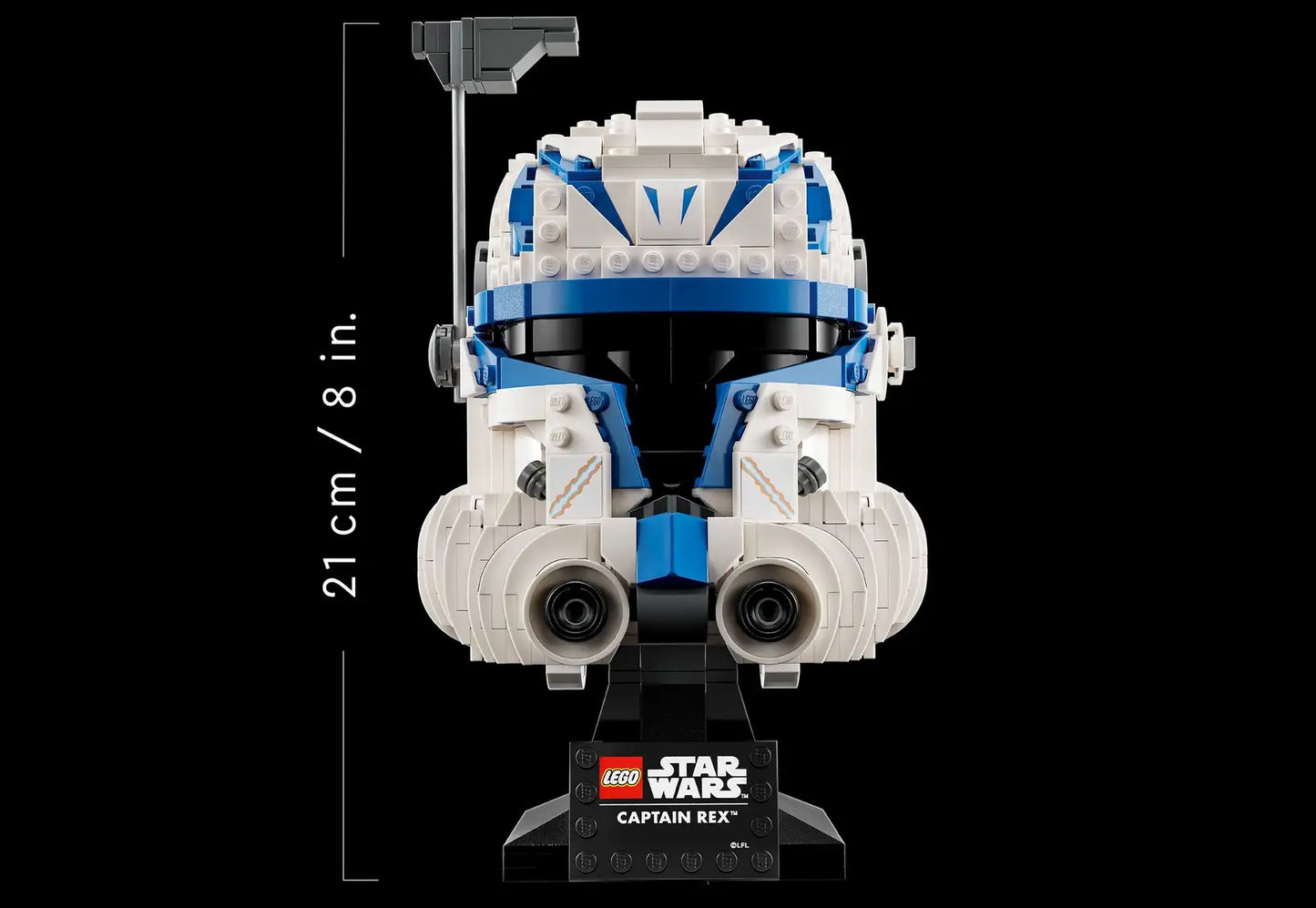 Casco del Capitán Rex LEGO® Star Wars™ - 854 piezas