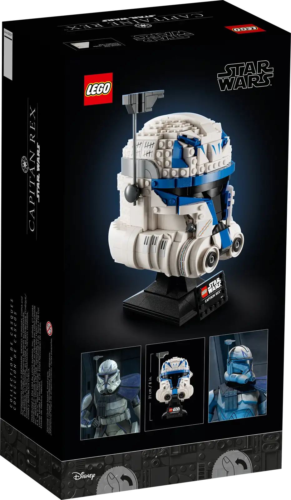 Casco del Capitán Rex LEGO® Star Wars™ - 854 piezas