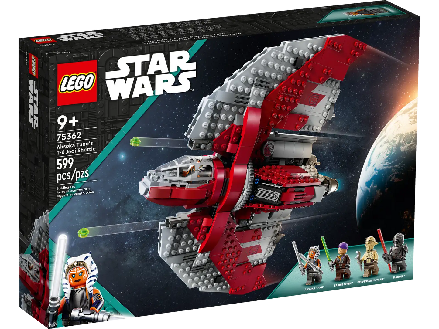 Lanzadera Jedi T-6 de Ahsoka Tano LEGO® Star Wars™ - 601 piezas