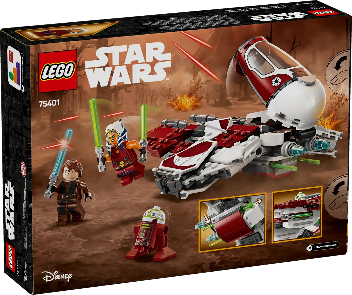 Interceptor Jedi de Ahsoka LEGO® Star Wars™ - 290 piezas (Copia)