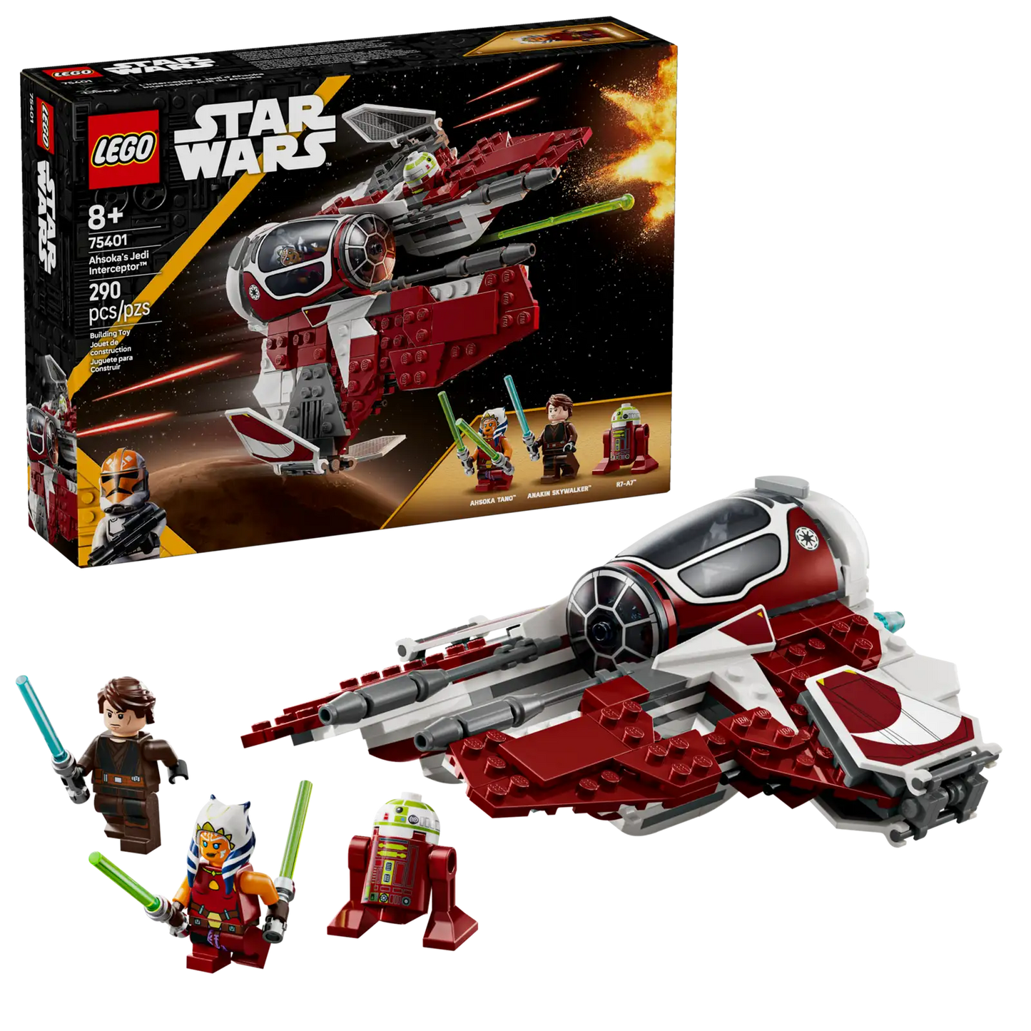 Interceptor Jedi de Ahsoka LEGO® Star Wars™ - 290 piezas (Copia)