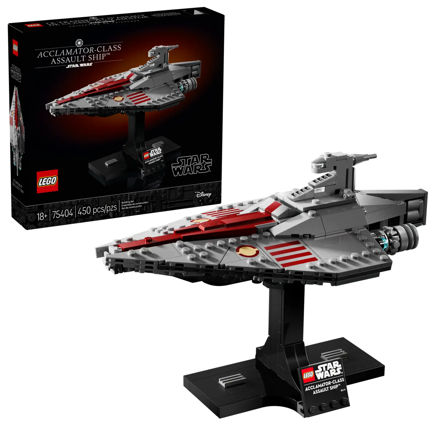 Nave de Asalto Clase Acclamator LEGO® Star Wars™ - 450 piezas