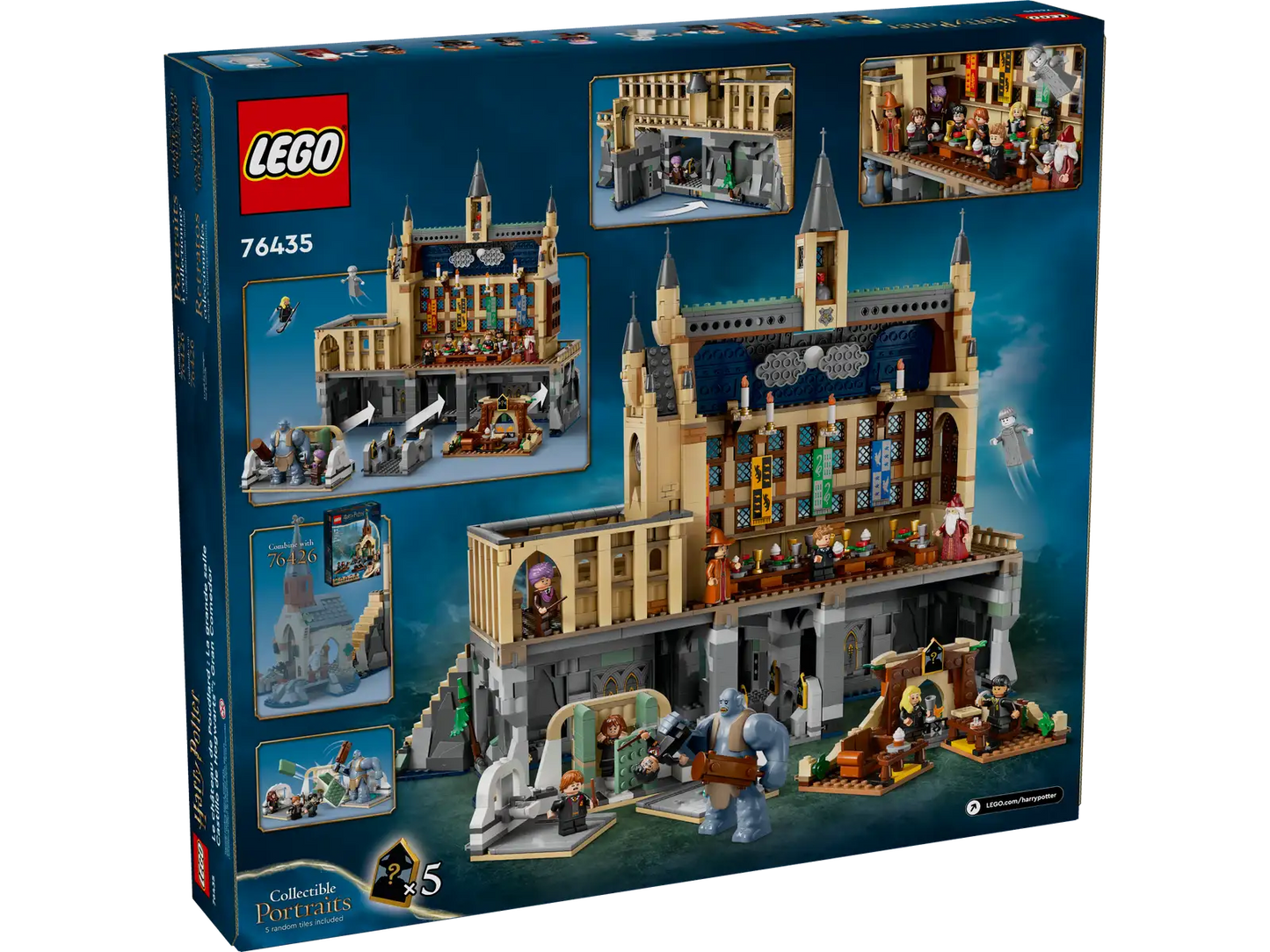 Castillo de Hogwarts™: Gran Comedor de Harry Potter LEGO® - 1732 piezas