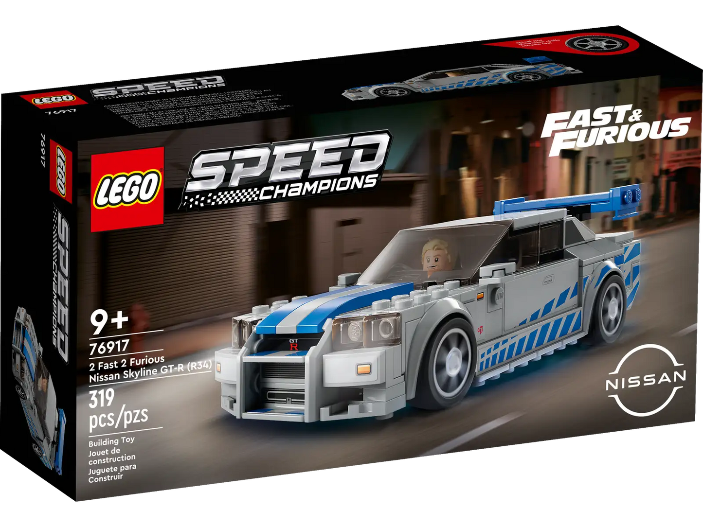 Nissan Skyline GT-R (R34) de 2 Fast 2 Furious LEGO® - 319 piezas
