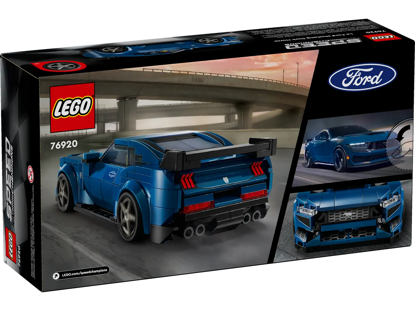 Deportivo Ford Mustang Dark Horse LEGO® - 344 piezas
