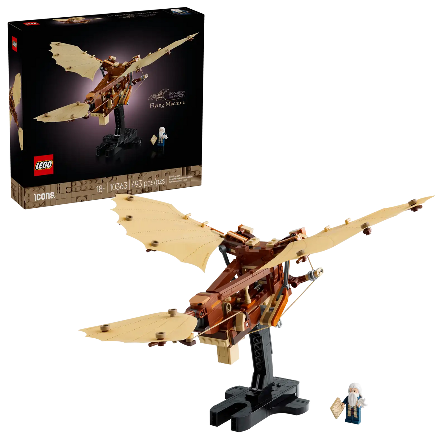 Máquina Voladora de Leonardo da Vinci LEGO® - 493 piezas