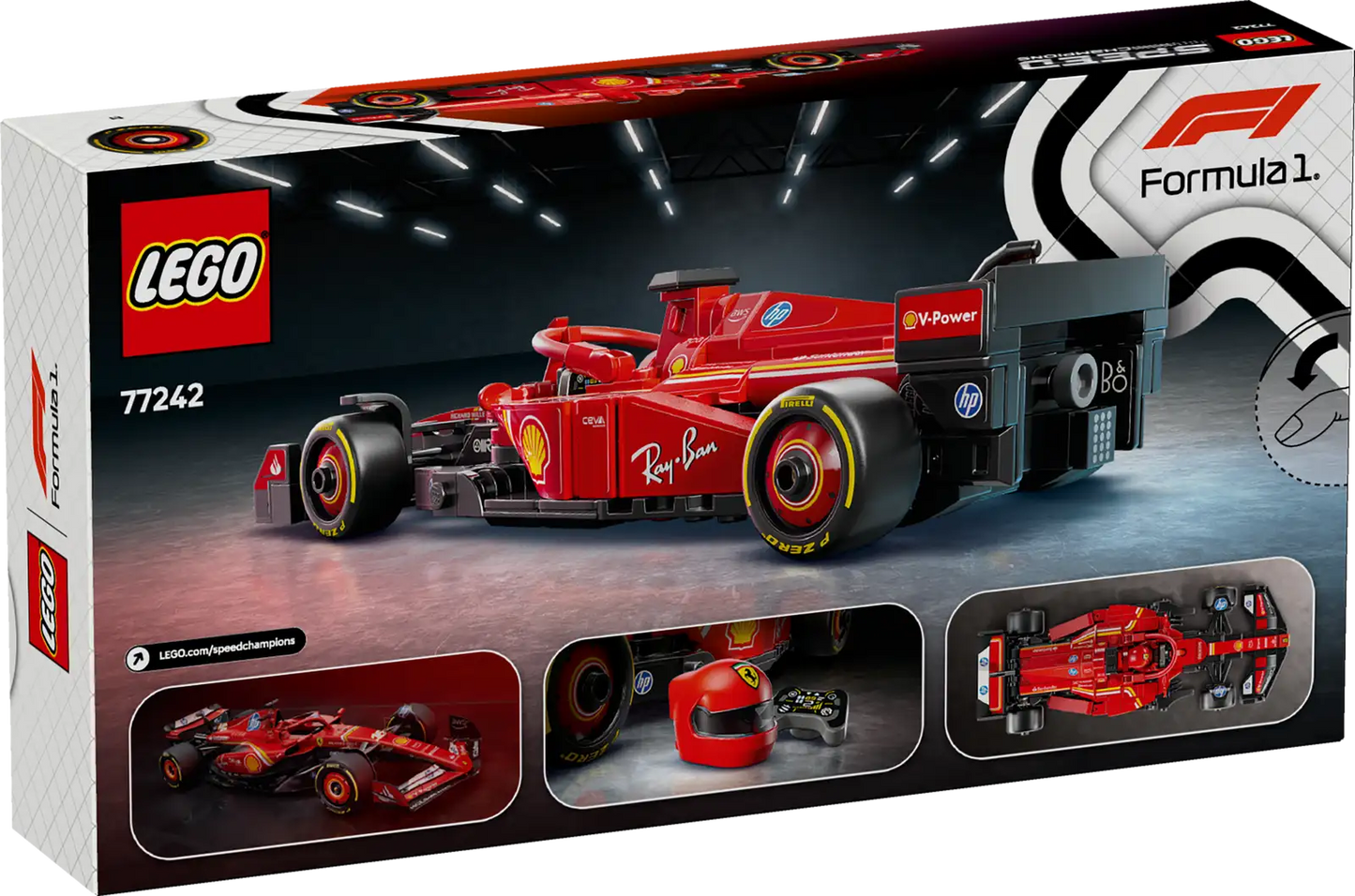 Coche de Carreras Ferrari SF-24 F1® LEGO® - 275 piezas