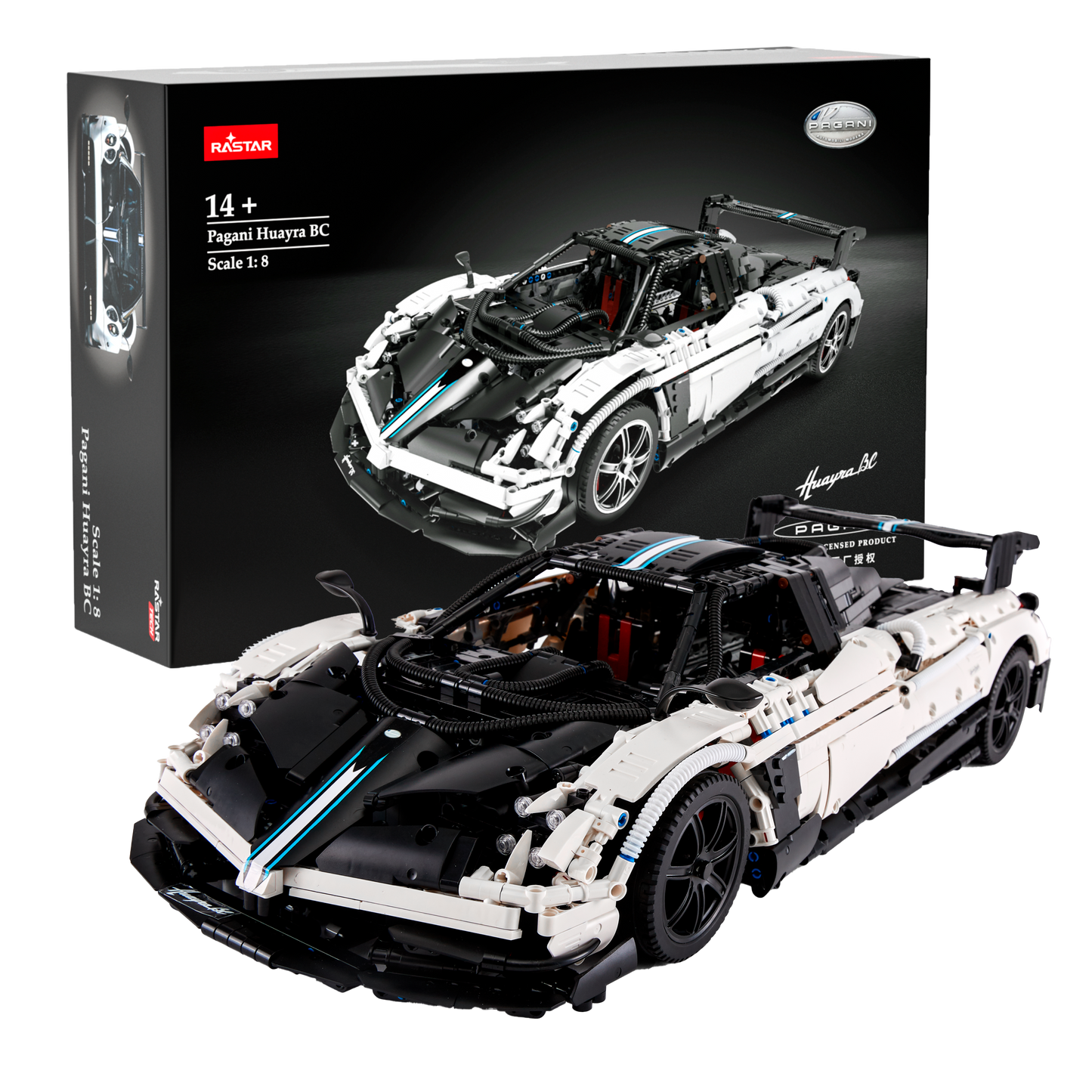 Pagani Huayra BC RASTAR - 2899 piezas - Remote Controlled